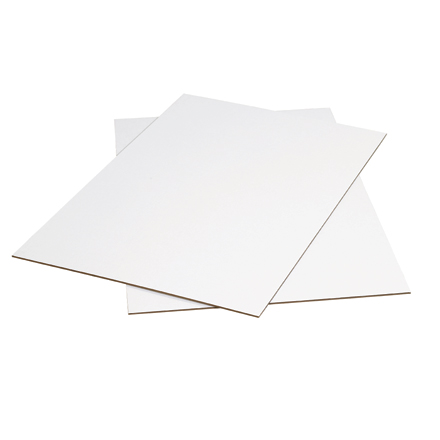 36 x 48" White Corrugated Sheets