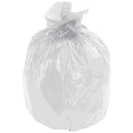 Second Chance Trash Liners - Clear, 33 Gallon, 1.1 Mil., Coreless